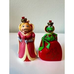 Miss Piggy Kermit Merry Miniature Figures Hallmark Muppets Queen of Hearts 1980s